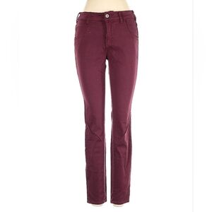 Pilcro and the Letterpress Anthropologie Size 26 Burgundy Jeans Pants